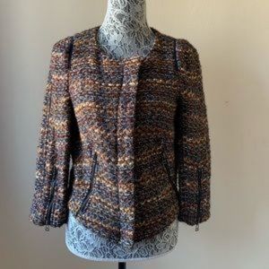 Zara Basic cropped Moto style jacket size Medium